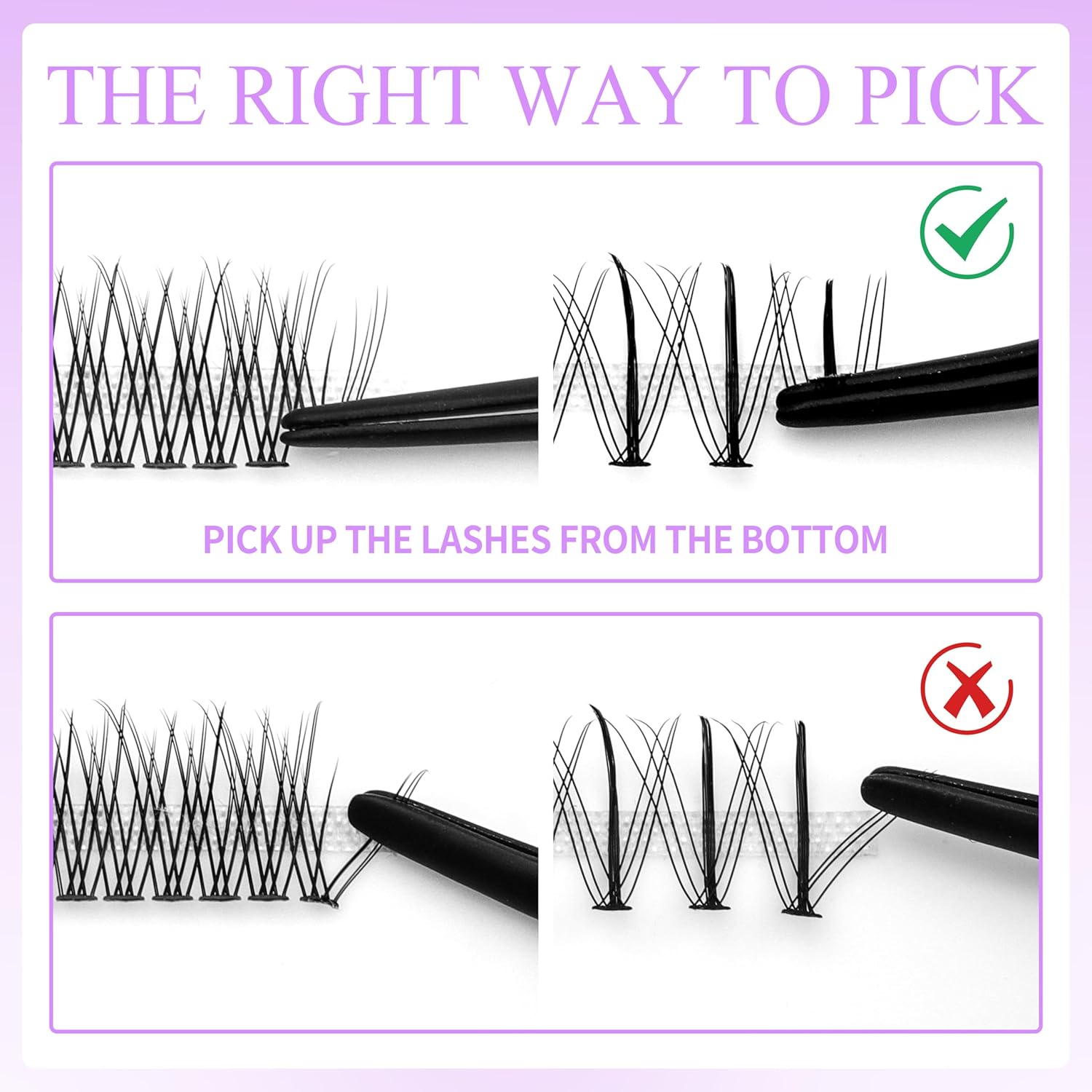 Amazon DIY Lash | Bottom Lash | 7D 20D Clusters | One More+™ Lashes
